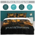 thumbnail image 5 of Transformers 3-Piece Comforter Set for Bedroom, Transformers Bedding Set for Kids Adults, Soft Microfiber Duvet Cover Set with Zipper Closure, 1 Duvet Cover + 2 Pillow Covers, 5 of 8