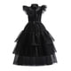 thumbnail image 3 of Conjunto de collar con corona para niños, accesorios de vestir negros iguales a los de la ropa de cosplay, 3 of 6