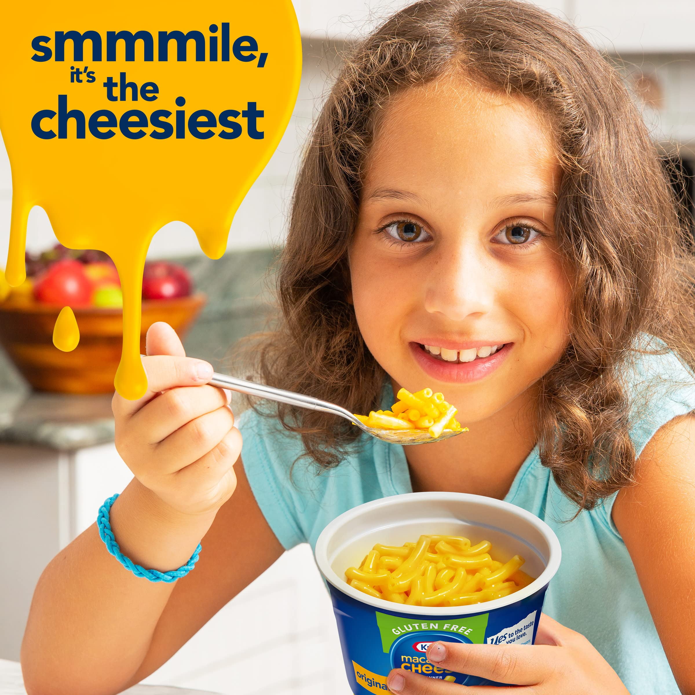 Kraft Gluten Free Original Mac and Cheese Cups Easy Microwaveable Dinner (Pack of 6)