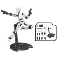 thumbnail image 1 of Figuras de acción multiarticulares impresas en 3D, robot multiarticulado para decoración de escritorio, 1 of 7