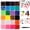 24000pcs 24 Colors, variant on 2026 New Bedazzler Kit with Rhinestones, Multi-Purpose Bedazzling Kit With Glue, Resin Jelly Flatback Gems Bedazzling Kit, Colorful 3mm Rainbow Rhinestones for Nail Art and Fashion