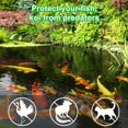 Pond Netting for Koi Ponds, 7 X 10 ft Pond Nets for Outdoor Ponds
