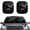 Dragon Floral, variant on Jiueut Spider Web Print 2 Pcs Windshield Sun Shade, Car Front Sunshade Windshield Blocks Heat and Sun, Foldable Sun Blocker Visor Sunshade Max UV Rays