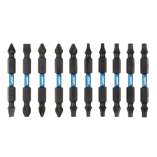 HART 10Piece Double Ended Impact Drive Bit Set