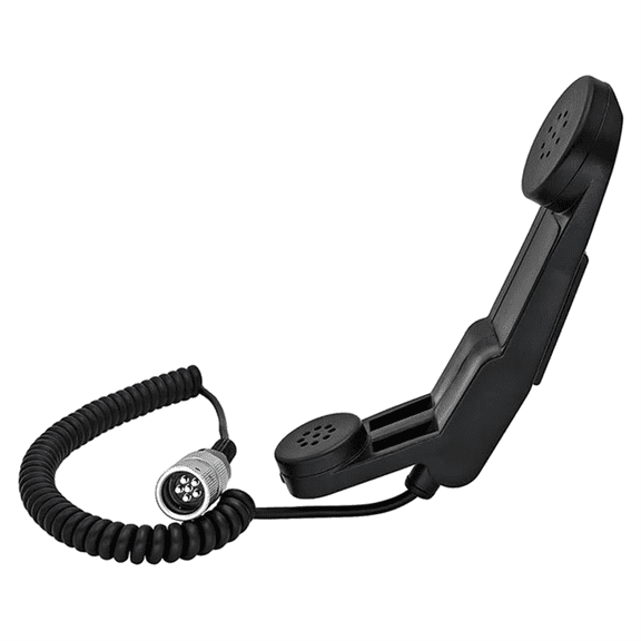 H-250 Radio Handset 6-Pin Handheld Speaker Mic for PRC-152 PRC-148,1 * H250 Handset,Black