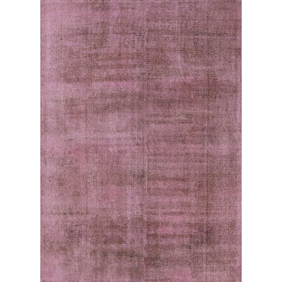 Ahgly Company Indoor Rectangle Mid-Century Modern Pale Violet Red Pink Oriental Area Rugs, 5' x 7'