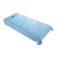 thumbnail image 3 of Sábana de Cama de Belleza perfecl poliéster Azul claro con orificio, 3 of 8
