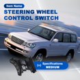 thumbnail image 4 of Interruptor de Control del Volante Multifunción para Land Cruiser Prado 120 2004-09 para GX470 Mediano, 4 of 5