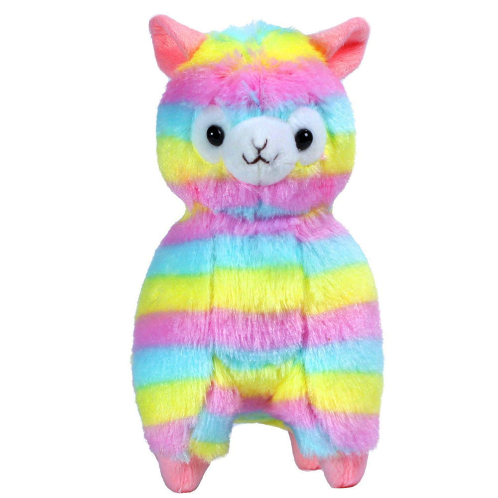 rainbow llama stuffed animal walmart