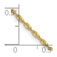 thumbnail image 2 of 10k Yellow Gold Solid Polished Lobster Claw Closure Valu plus 1.3mm Sparkle Cut Lightweight Chain Necklace 16 Inch - Cha, 2 of 2
