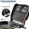thumbnail image 4 of FORMRS Zipper Binder with Shoulder Strap 2-inch Ring 500 Sheet Capacity File Bag, Retro Christmas Poinsettia, 4 of 5