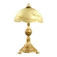 thumbnail image 5 of Uxcell 1.1" Tall Brass Lamp Finial Cap Knob 2 Set Screw Holder Tapped 1/4-27 Table Floor Lamp Shade Lampshade Decoration, 5 of 6
