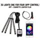thumbnail image 1 of Luz LED neón para Interior de coche, Lámpara decorativa de ambiente con aplicación de música remota inalámbrica USB, 36, 48 y 72 LED, 1 of 4