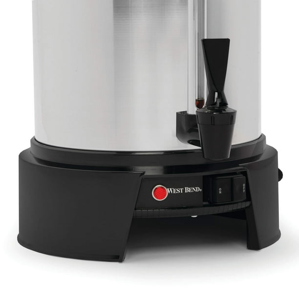 West Bend 36-Cup Commercial Coffee Urn, Large Capacity with Easy