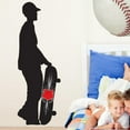 thumbnail image 1 of Wallhogs Skateboard Silhouette IX Cutout Wall Decal, 1 of 2