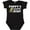 AB-Black, variant on Inktastic Poppy's Fishing Buddy with White Text Boys Baby Bodysuit