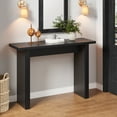thumbnail image 2 of Wirrytor 43-Inch Square Black Console Table for Entryway, Sofa Tables for Living Room, Behind The Couch Table for Living Room, Entryway Table for Entrance, Hallway Table, 2 of 8