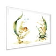 thumbnail image 2 of Designart 'Tropical Fish With Air Bubble and Algae' Traditional Framed Art Print, 2 of 4