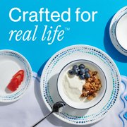 Corelle Ocean Blues 18-Piece Glass Dinnerware Set (Service for 6)