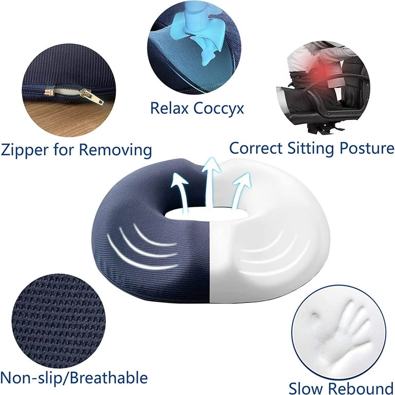 Donut Pillow for Tailbone Pain Relief Cushion for Sitting for Postpartum  Pregnancy, Butt Seat Cushion, Back, Coccyx, Sciatica