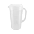 thumbnail image 3 of Taza medidora con tapa, vasos para beber con asa, jarra de agua transparente de 2L, vaso para té, restaurante, pastelería, leche, vino, 3 of 9