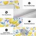 thumbnail image 6 of Watercolor Lemons Outdoor Rug for Patio/Deck/Porch, Non-Slip Large Area Rug 3 x 5 Ft, Summer Farmhouse Blue Floral Indoor Outdoor Rugs Washable Area Rugs, Reversible Camping Rug Carpet Runner, 6 of 8