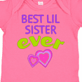 thumbnail image 4 of Inktastic Best Lil Sister Ever Girls Baby Bodysuit, 4 of 5