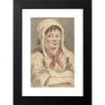 thumbnail image 2 of Louis Philippe Boitard 13x18 Black Modern Framed Museum Art Print Titled - A Young Peasant Girl with Arms Folded, 2 of 5