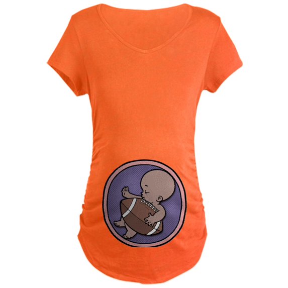 CafePress - Future Footballer Ds Maternity Dark T Shirt - Maternity Dark T-Shirt