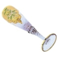 thumbnail image 6 of GlassOfVenice Set of Two Murano Glass Champagne Flutes 24K Gold Leaf - Lavender, 6 of 7