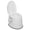 White, variant on Portable Toilet | Indoor Outdoor Commode w/Detachable Inner Bucket & Removable Paper Holder, Lightweight & Compact for Camping, Boat, Van, Emergency Use