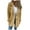 Khaki, variant on TJAZFJPA Corduroy Jacket Women's Trench Coat Elegant Plain Warm Transition Coat Winter Jacket Long Sleeve Autumn Winter Women's Jacket Lapel Coat Women's Winter Jacket Winter Coat Women's
