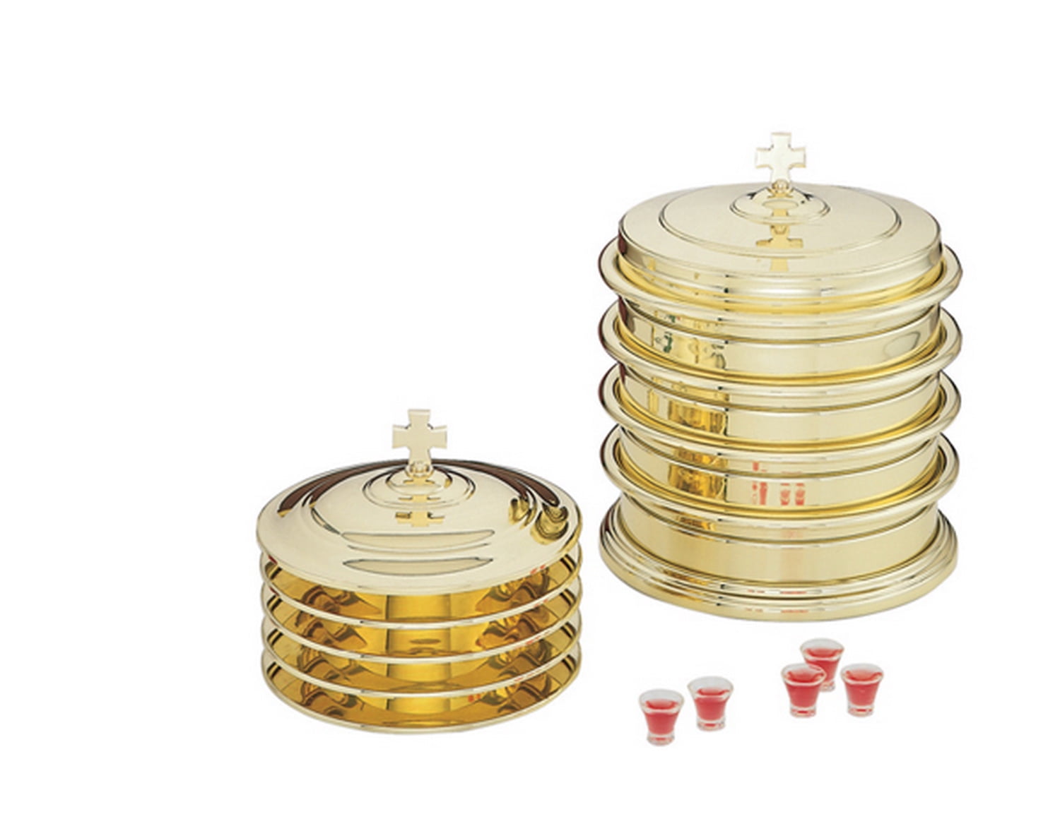 High Polished Brass Communion Tray Cover