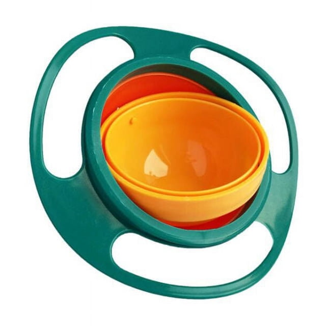 Cuenco de equilibrio UFO, cuenco giratorio de 360 grados, no se derrama, cuenco para bebés, cuenco para niños, divertido cuenco Gyro