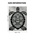 thumbnail image 2 of BCIIG Turtle Black and White Pattern Wooden Jigsaw Puzzle Vertical Style Eco-friendly Wood Gift for Family Friends 500PCS, 2 of 8
