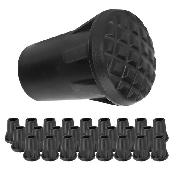 Walking Stick Tips, Heavy Duty Walking Stick Tips, Cane End Tips Heavy Duty Rubber For Clubs Outdoor Use Adult Children