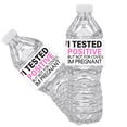 thumbnail image 4 of I Tested Positive But Not For Covid | I'm Pregnant| Pregnancy Reveal Party Water Bottle Labels | Set Of 12, 4 of 4