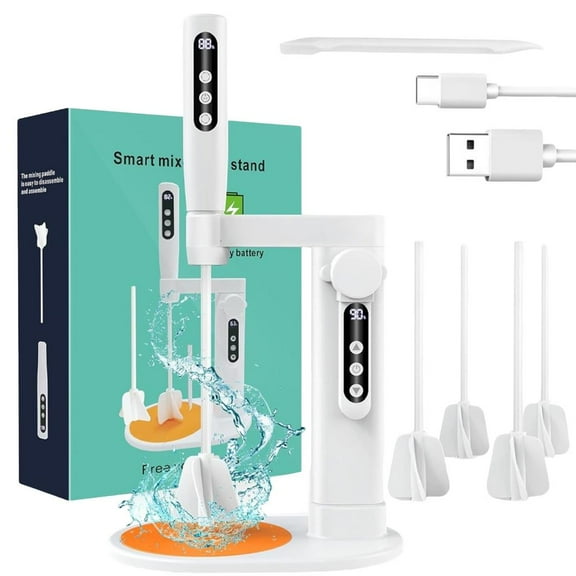 Yammee Portable Resin Mixer with 5 Speeds for Bubble Remover Epoxy Projects Supplies