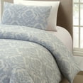 thumbnail image 5 of Better Homes & Gardens Woven Damask 2-Piece Comforter Set, Blue/Silver, T/TXL, All Ages, 5 of 6
