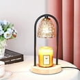 thumbnail image 6 of SHANNA Candle Warmer Lamp with 2 Bulbs, Compatible with Jar Candles Vintage Electric Candle Lamp Dimmable Candle Melter Top Melting for Scented Wax, 6 of 9
