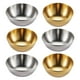 thumbnail image 2 of 6 platos de acero inoxidable para salsas y condimentos., 2 of 7