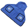 thumbnail image 3 of Dog Towel, Blue Strong Absorbent Multipurpose Warm Machine Washable Hooded Pet Towel Bathrobe Quick Drying  For Bathing XS,S,M,L,XL, 3 of 8