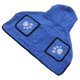 thumbnail image 2 of Toalla para Perros Fuerte Absorbente Secado rápido Bolsillos para Las Manos Diseño Albornoz para Perros con Capucha con Pretina para Gato Azul M, 2 of 5