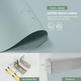 thumbnail image 5 of Yoolax Motorized Blinds Shade Custom Smart Electric Roller Shade Waterproof Window Blinds(Vinyl Lake Blue,46"W x 72"H), 5 of 6