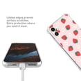 thumbnail image 6 of Pink Strawberry and Flowers Case Compatible with iPhone 12,Aesthetic Art Design TPU Full Cover Shock-proof Case, 6 of 6