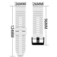 thumbnail image 3 of 26mm Width Silicone Quick Release Watch Band With Tool Compatible With Gar Min And Easy To Install/Detach Boy Watch Steel for Men Wrist Watch with Timer Automatic Watch Durable Dress Watch for Dads, 3 of 4