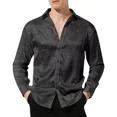 thumbnail image 1 of Camisa Casual Manga Larga Para Hombre Estampada, 1 of 8