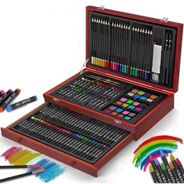 Art 101 Deluxe Creativity Art Set with 215 Pieces - Complete