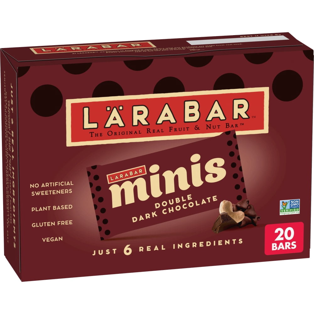 Larabar Minis Double Dark Chocolate Nut bars 20 ct / 0.78 oz - 5 Pack