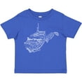 thumbnail image 3 of Inktastic West Virginia State Word Salad Boys or Girls Toddler T-Shirt, 3 of 5